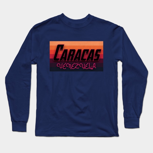 Caracas Venezuela Long Sleeve T-Shirt by CTShirts